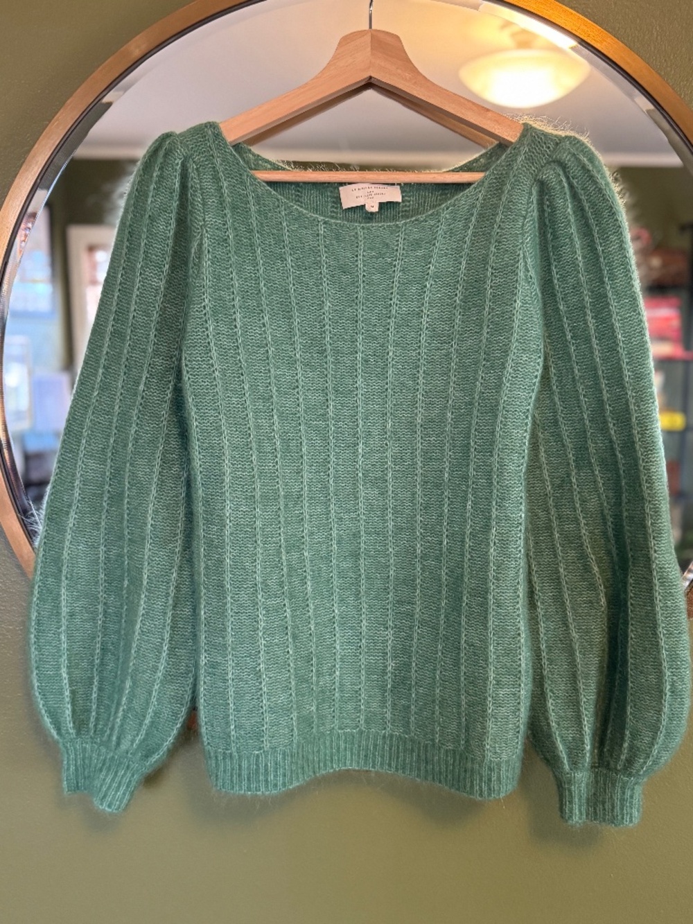 Sezane Aretha Jumper Vert Tilleul - Size M